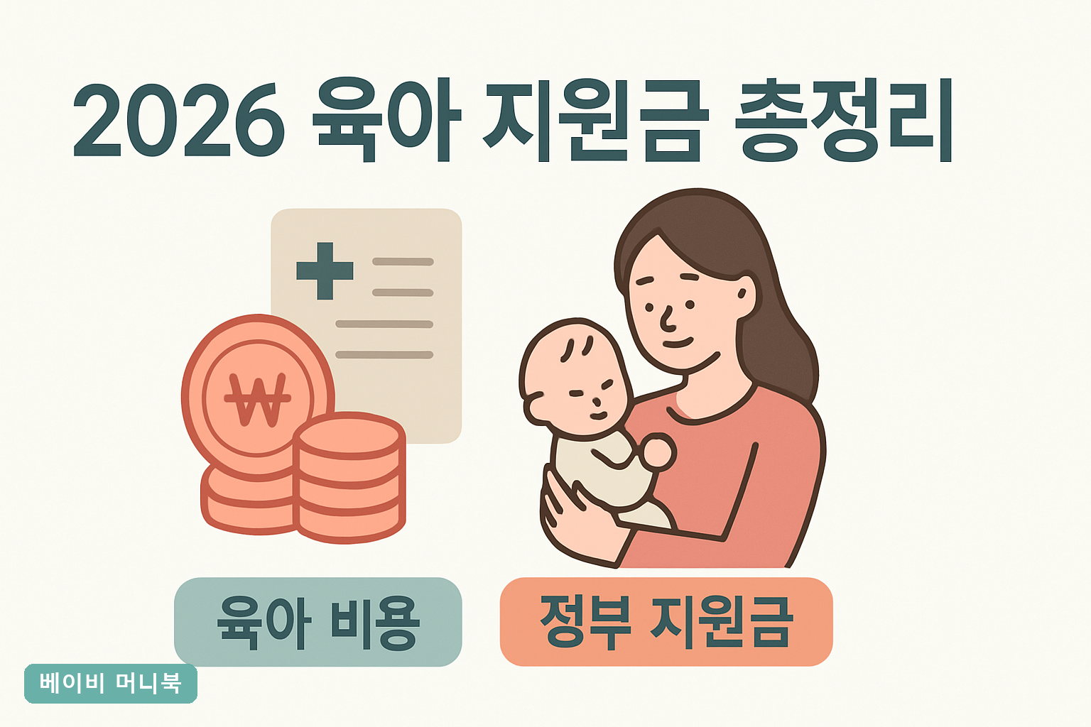 2026 육아 지원금 총정리｜0~8세 2,960만원