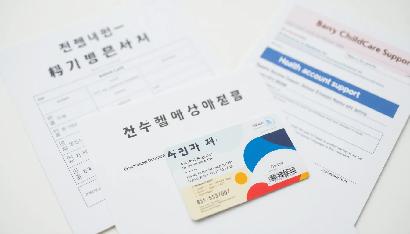 육아지원금 신청 서류 완벽 체크리스트 2026