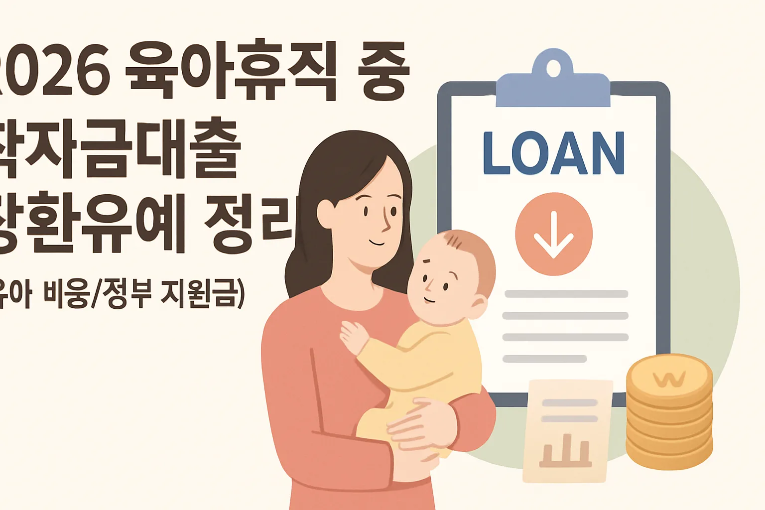 2026 육아휴직 중 학자금대출 상환유예 정리