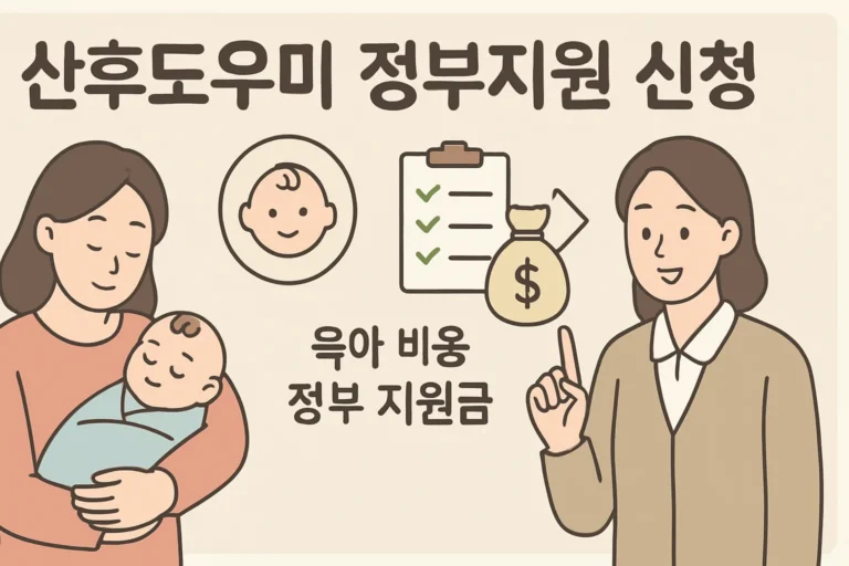 산후도우미 정부지원 신청, 출산 전이 정답