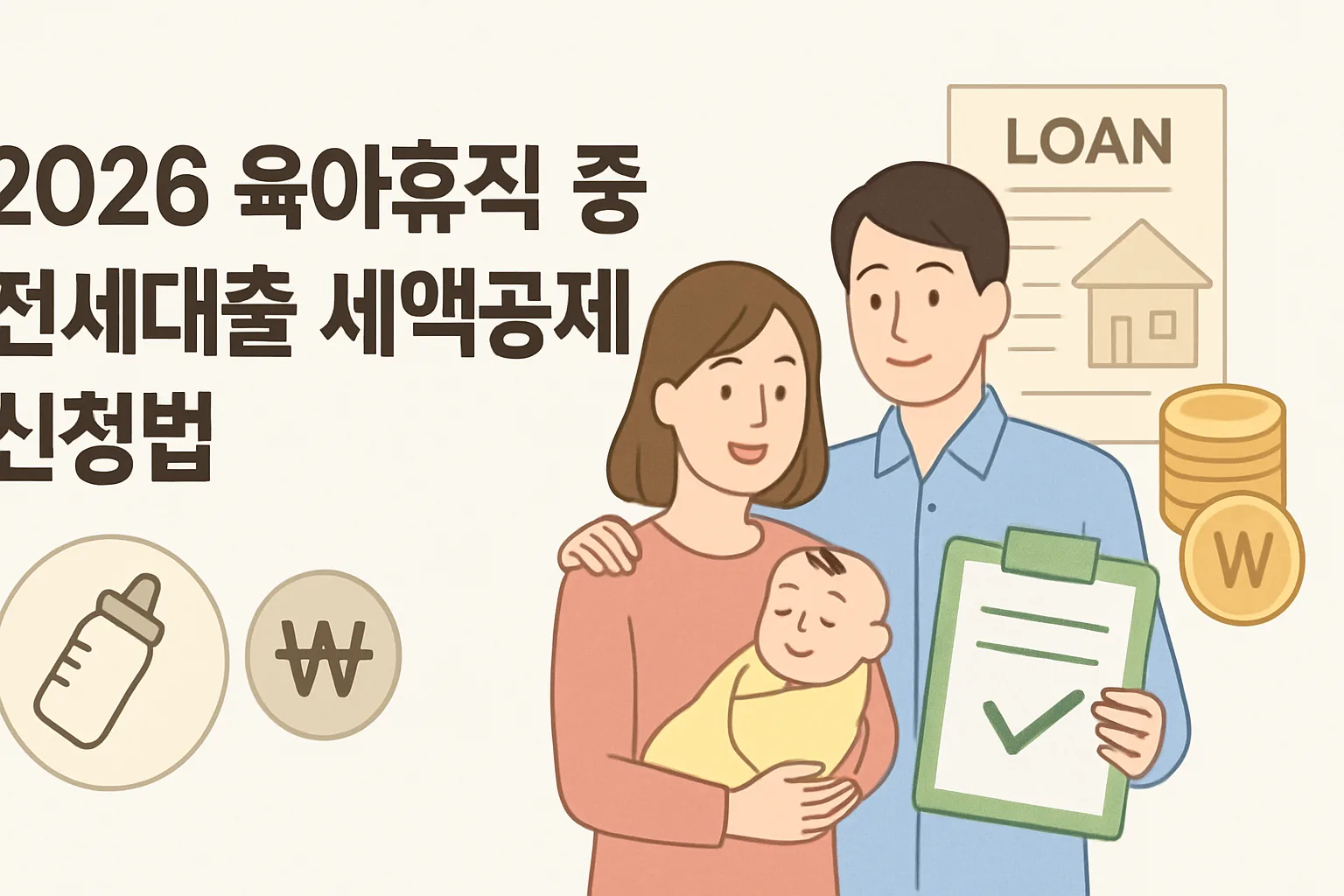 2026 육아휴직 중 전세대출 세액공제 신청법 총정리