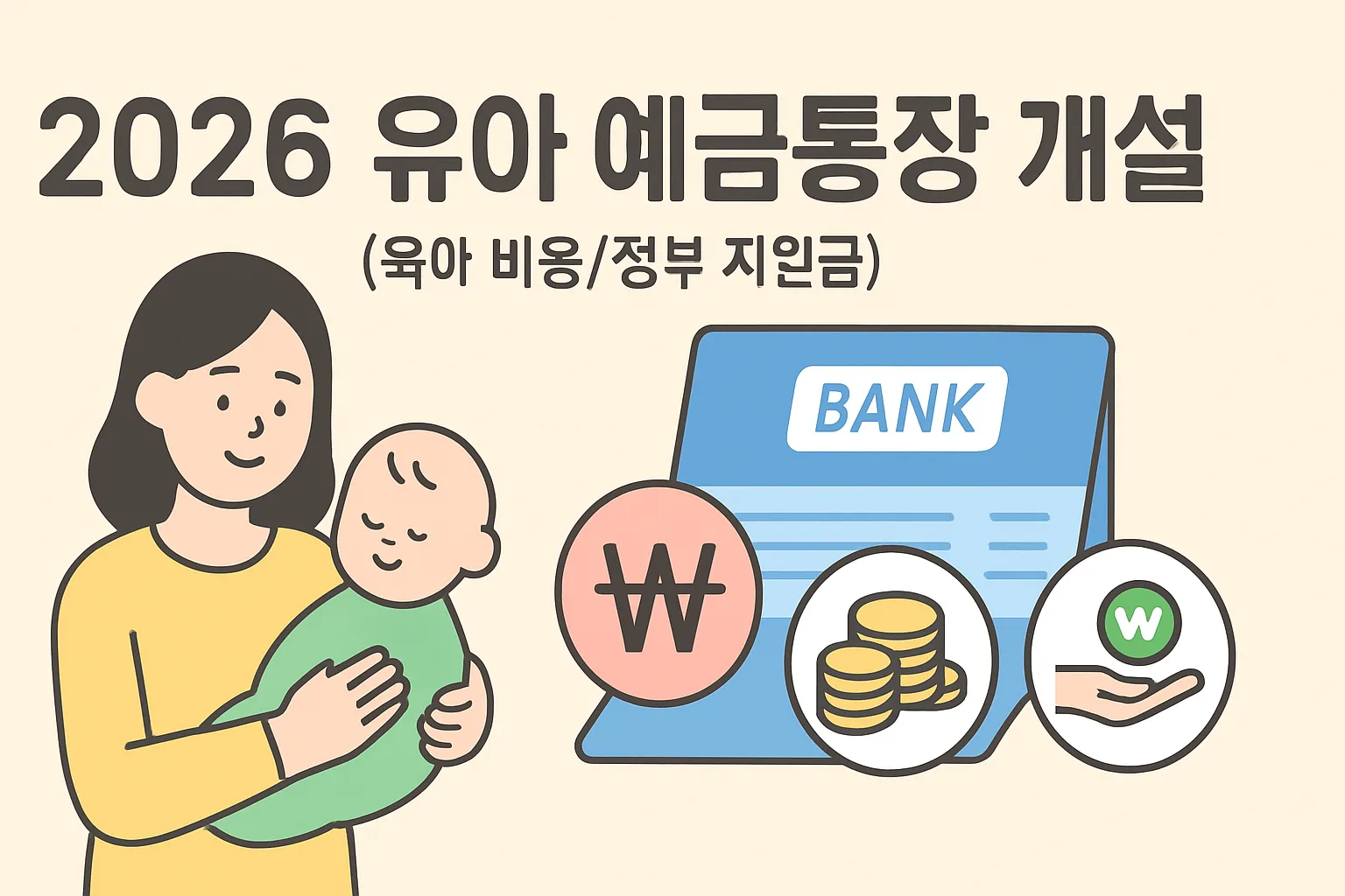 ** 2026 유아 예금통장 개설, 금리·서류 총정리 **