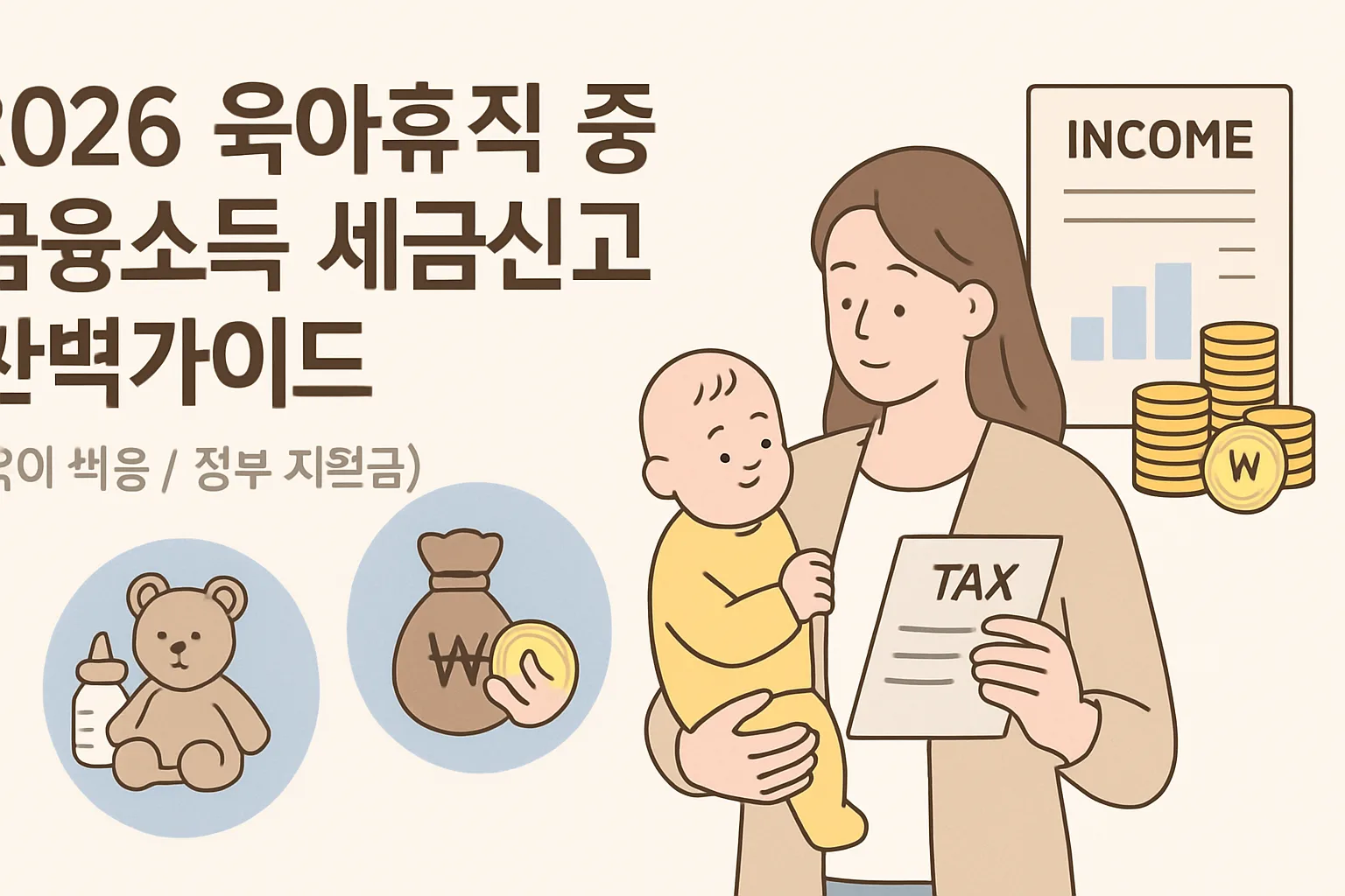 2026 육아휴직 중 금융소득 세금신고 완벽가이드