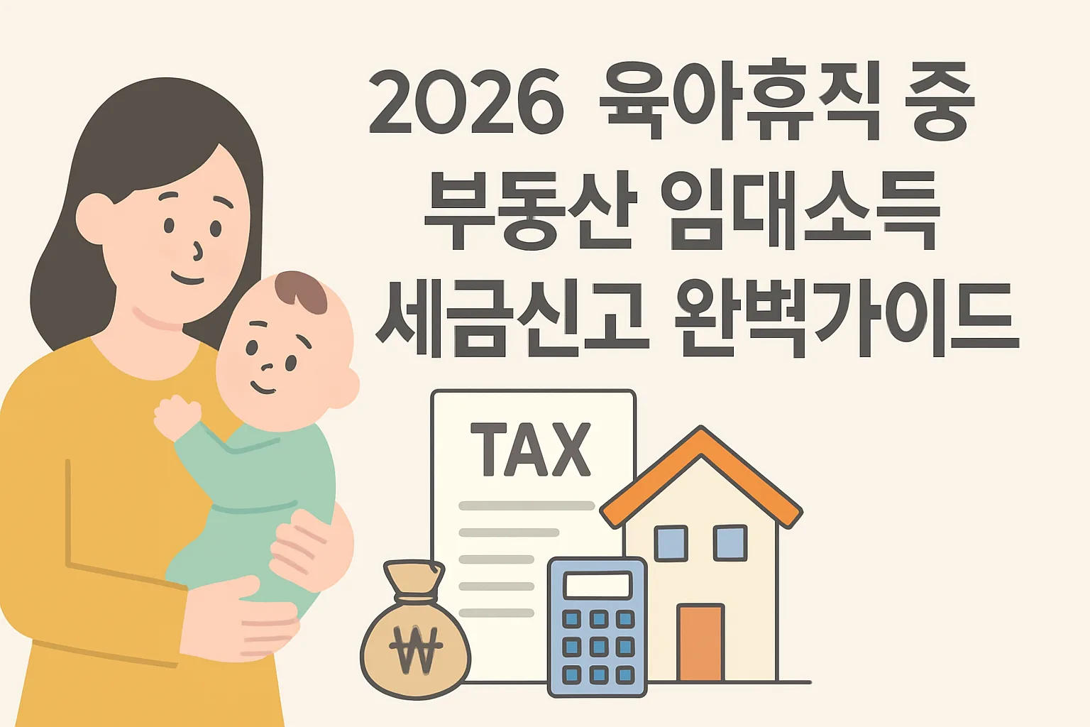 2026 육아휴직 부동산 임대소득 세금신고 완벽가이드