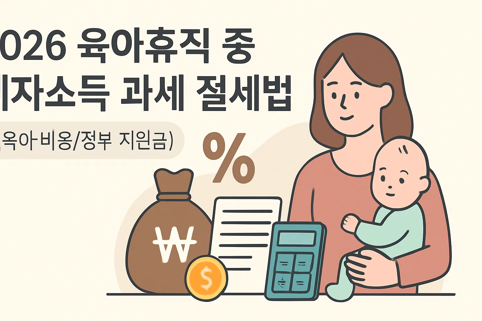 2026 육아휴직 이자소득 과세 절세법