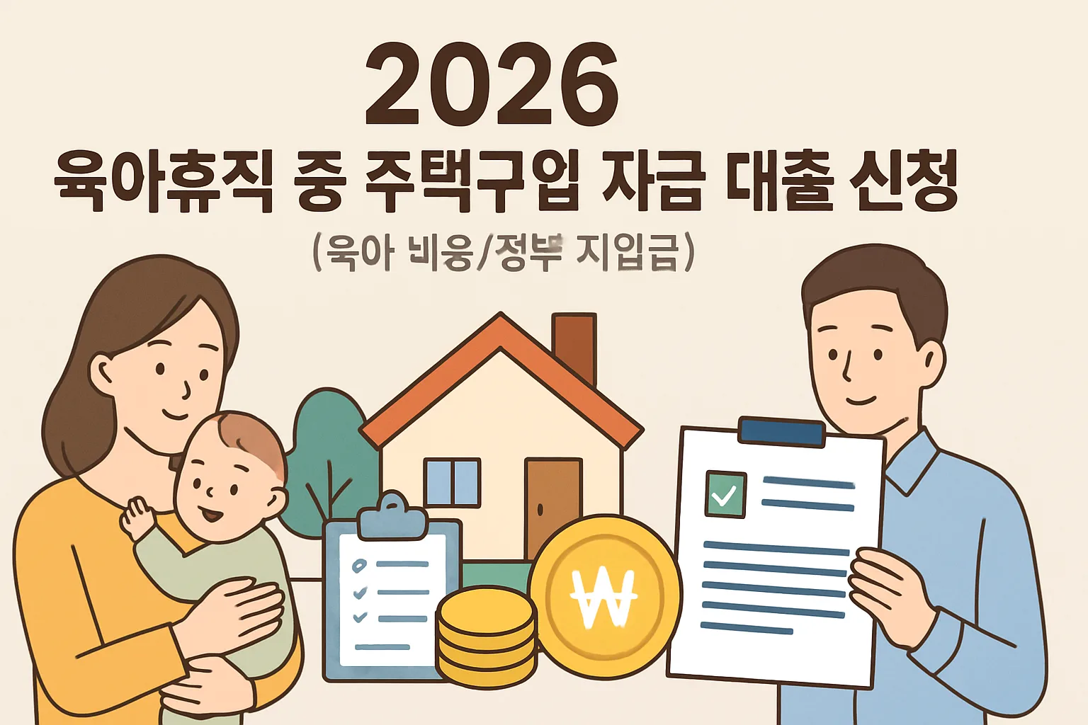 2026 육아휴직 중 주택구입 자금 대출 지원 신청법