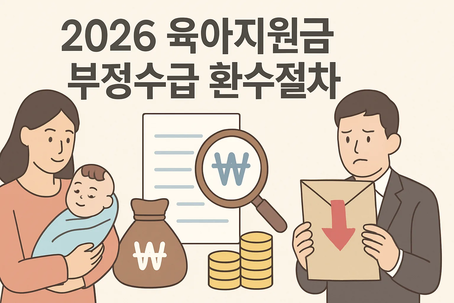 2026 육아지원금 부정수급 환수절차 총정리