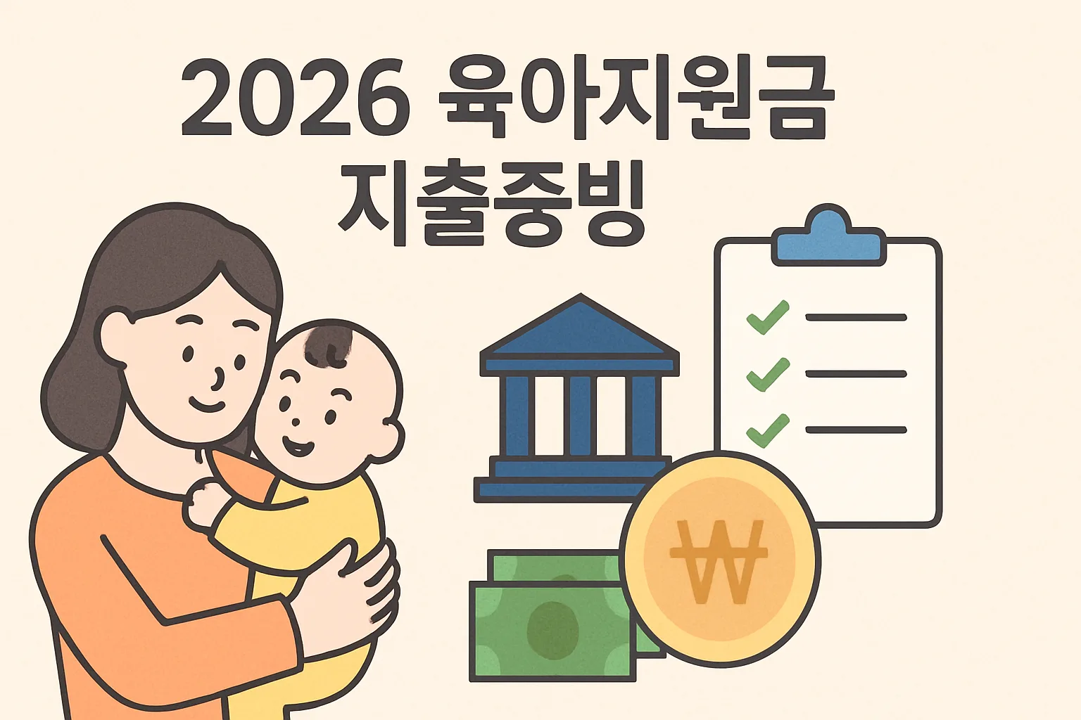 2026 육아지원금 지출증빙, 서류·기한 총정리