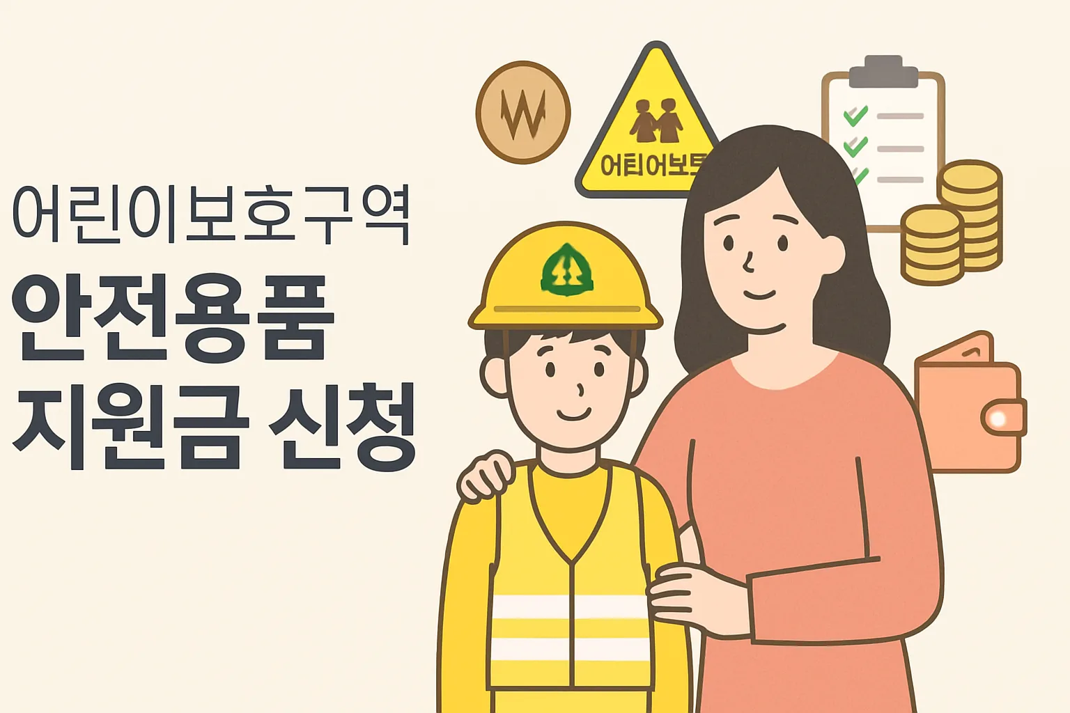 어린이보호구역 안전용품 지원금 신청 총정리