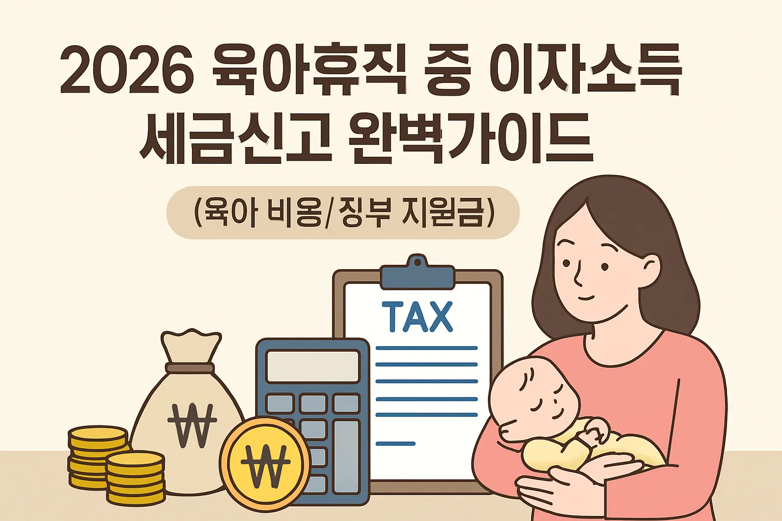 2026 육아휴직 중 이자소득 세금신고 완벽가이드