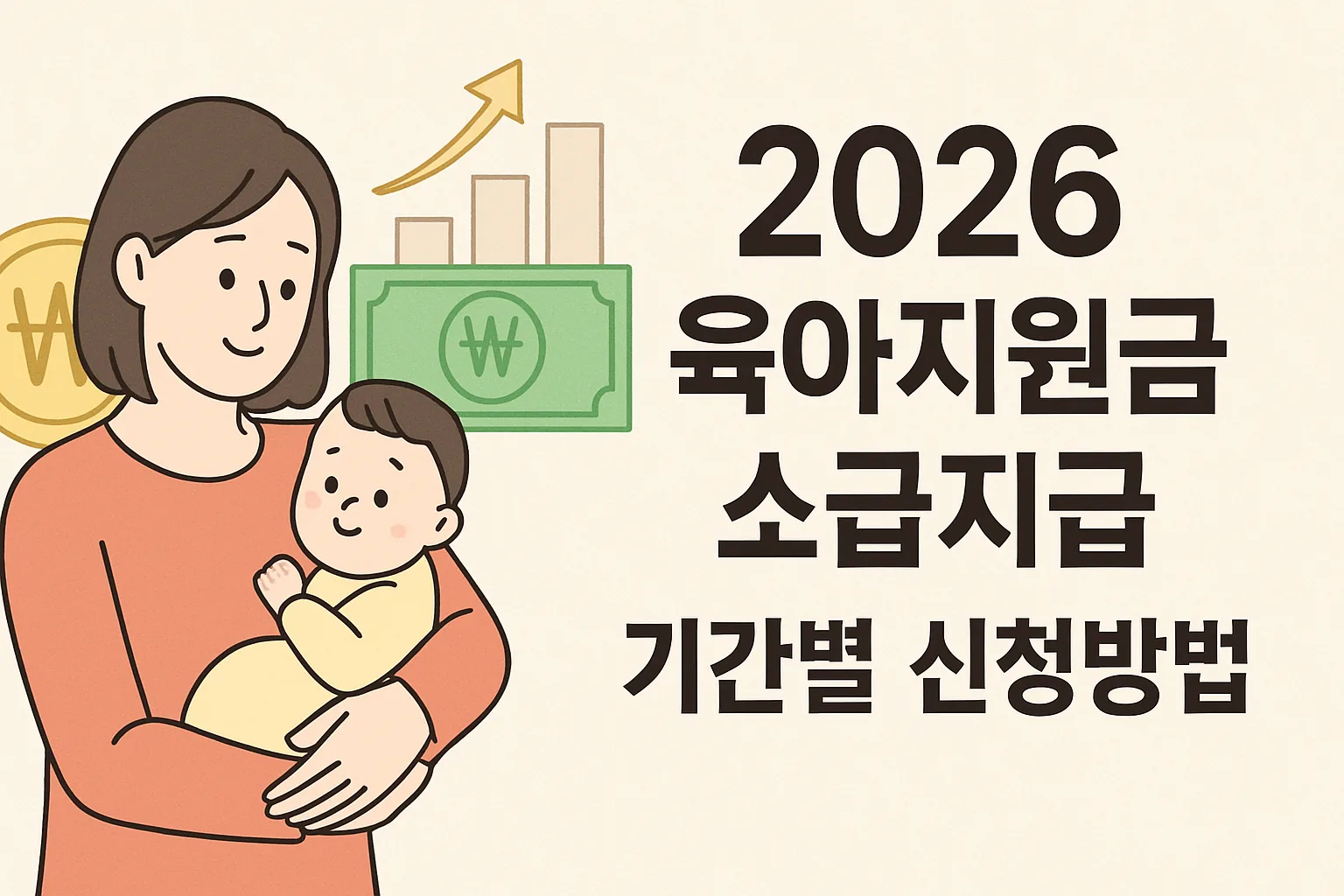 2026 육아지원금 소급지급 기간별 신청방법 총정리