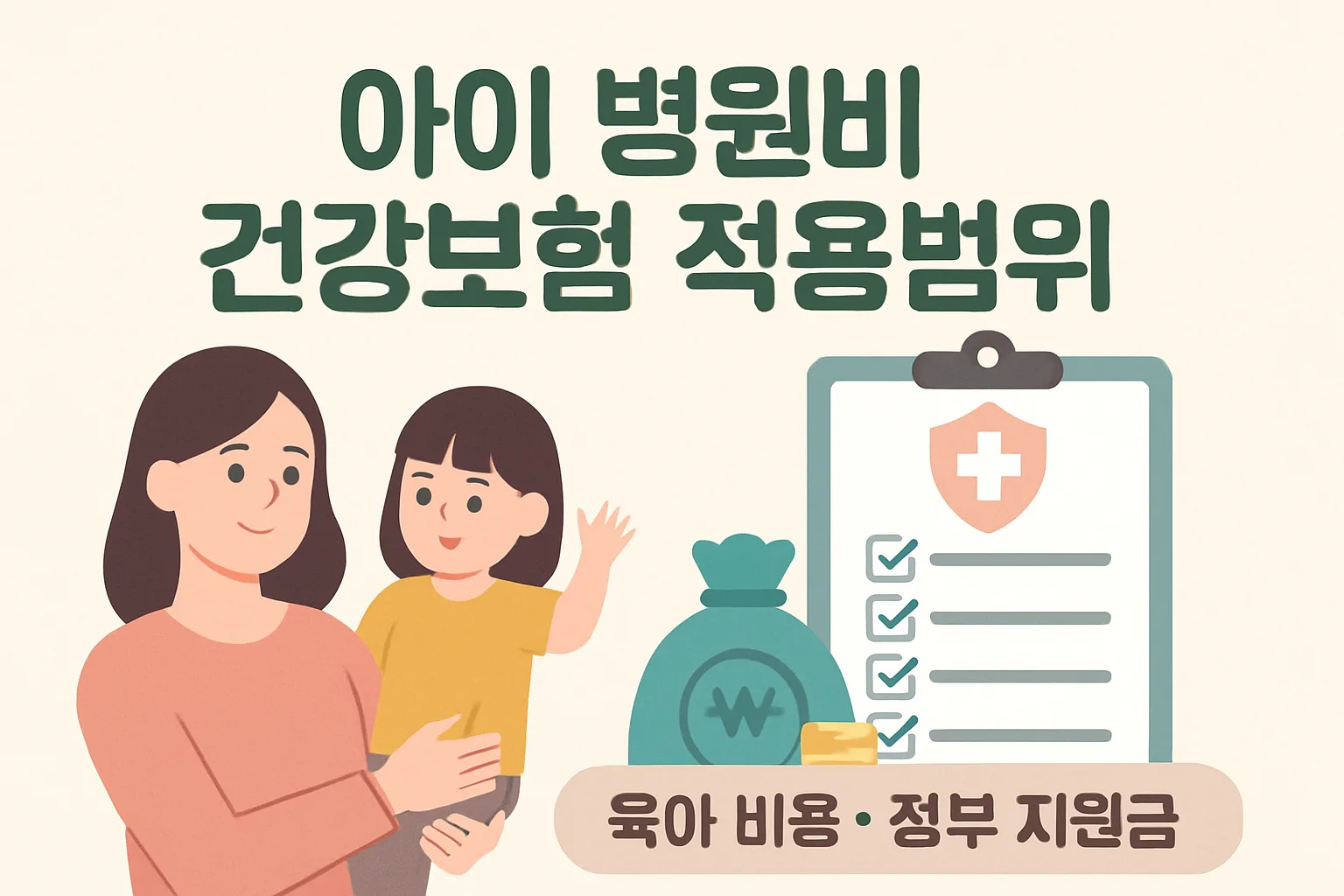 아이 병원비 건강보험 적용범위 2026 총정리