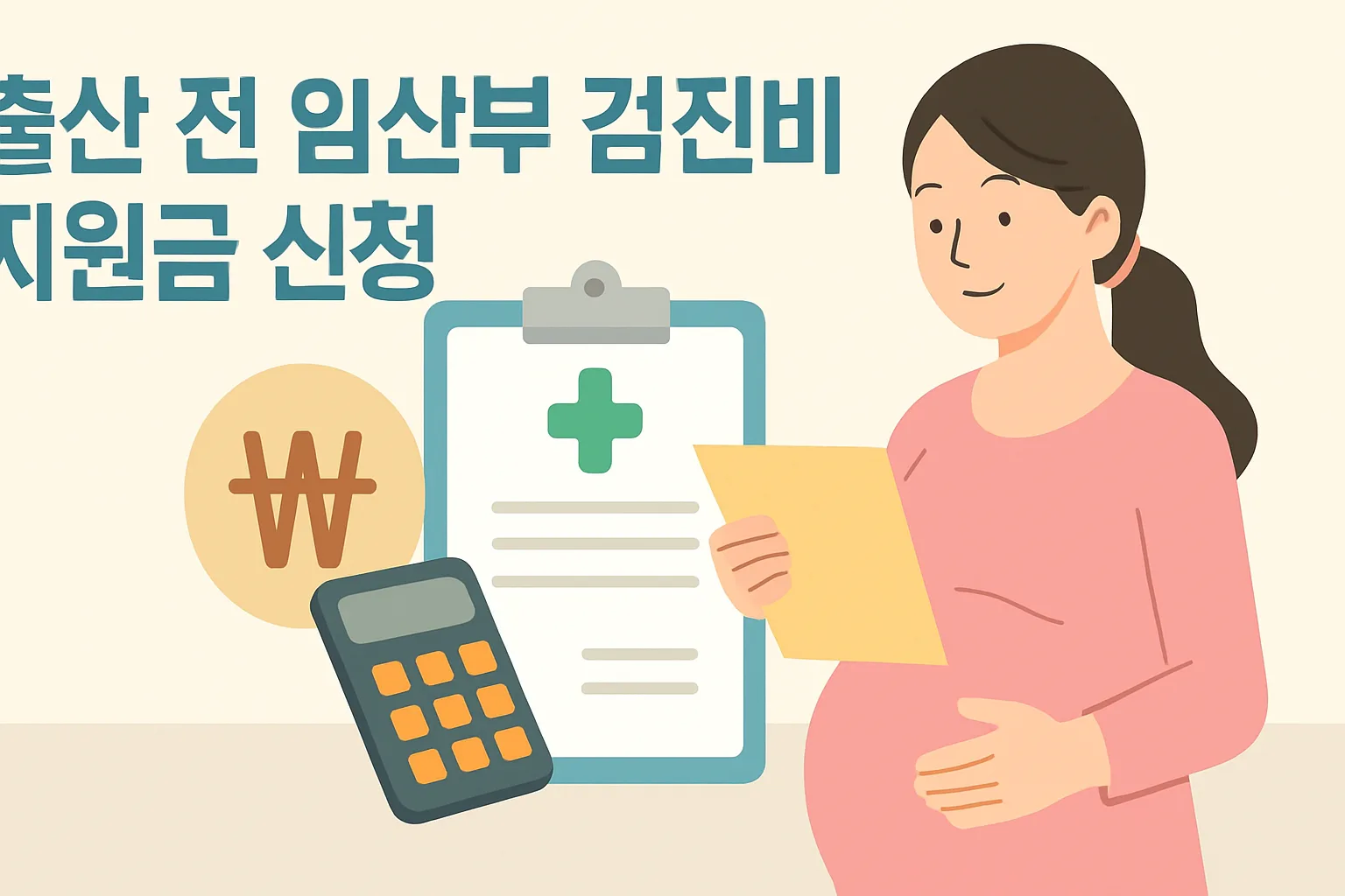 출산 전 임산부 검진비 지원금 신청, 100만원 받기