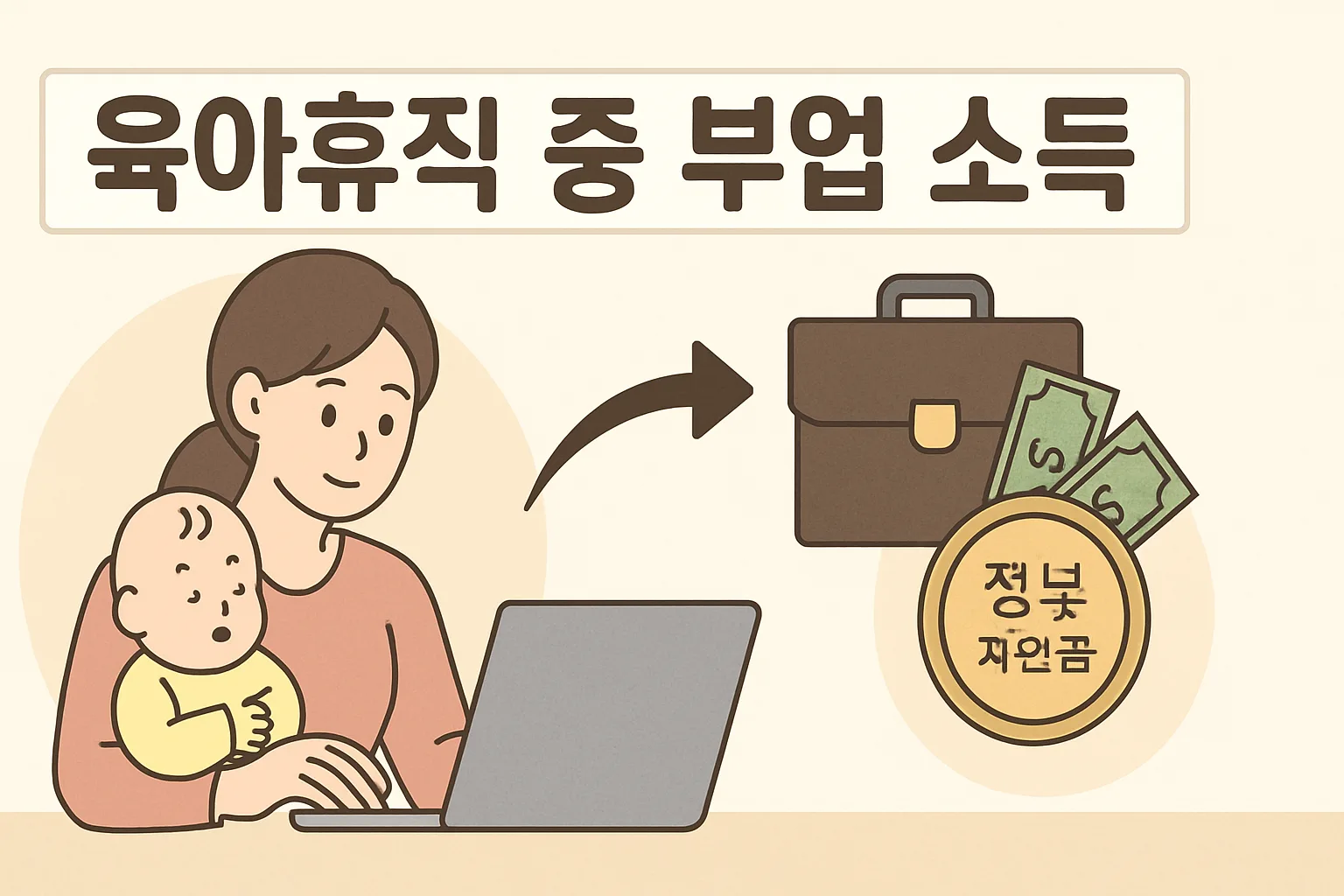 육아휴직 중 부업 소득, 얼마까지 괜찮을까 2026