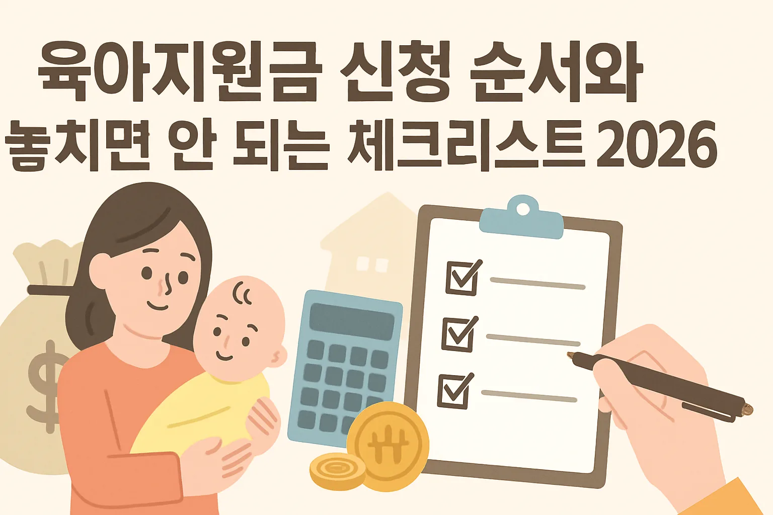 육아지원금 신청 순서 체크리스트 2026 완벽정리