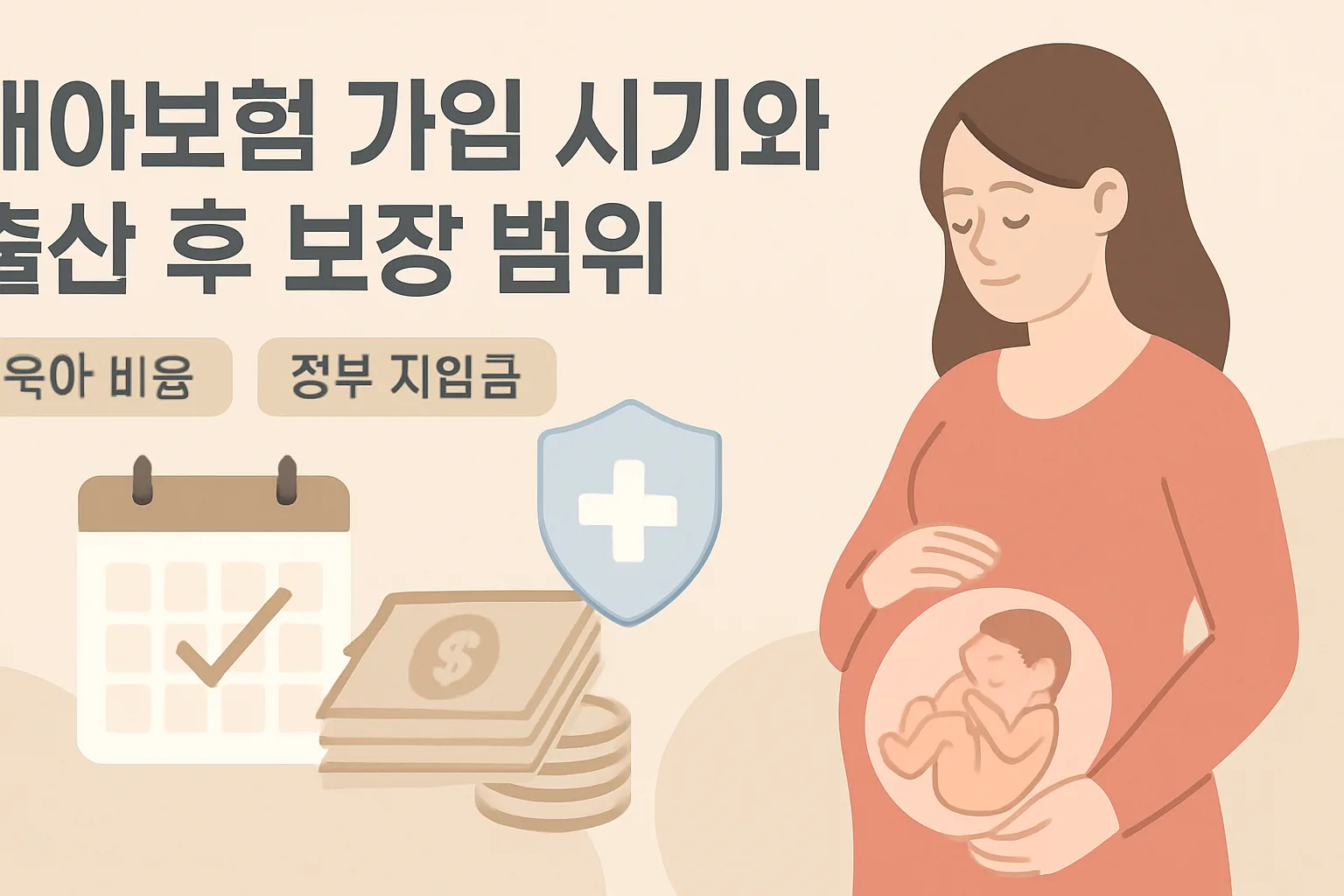 태아보험 가입 시기와 출산 후 보장 범위 핵심정리