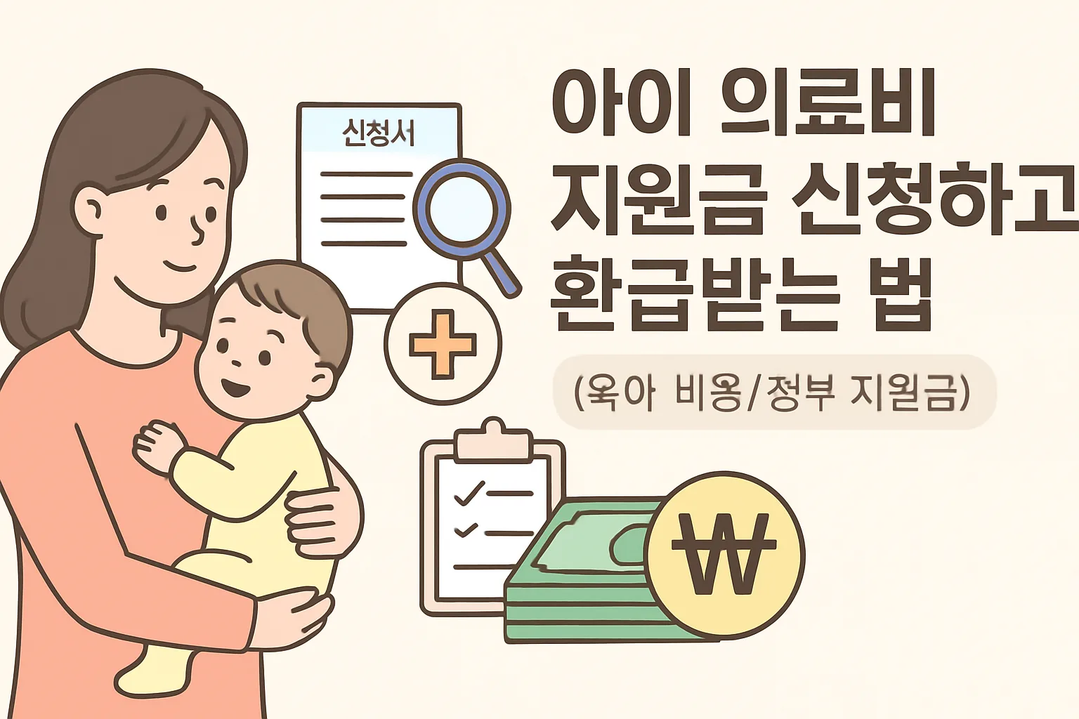 아이 의료비 지원금 신청하고 환급받는 법 총정리