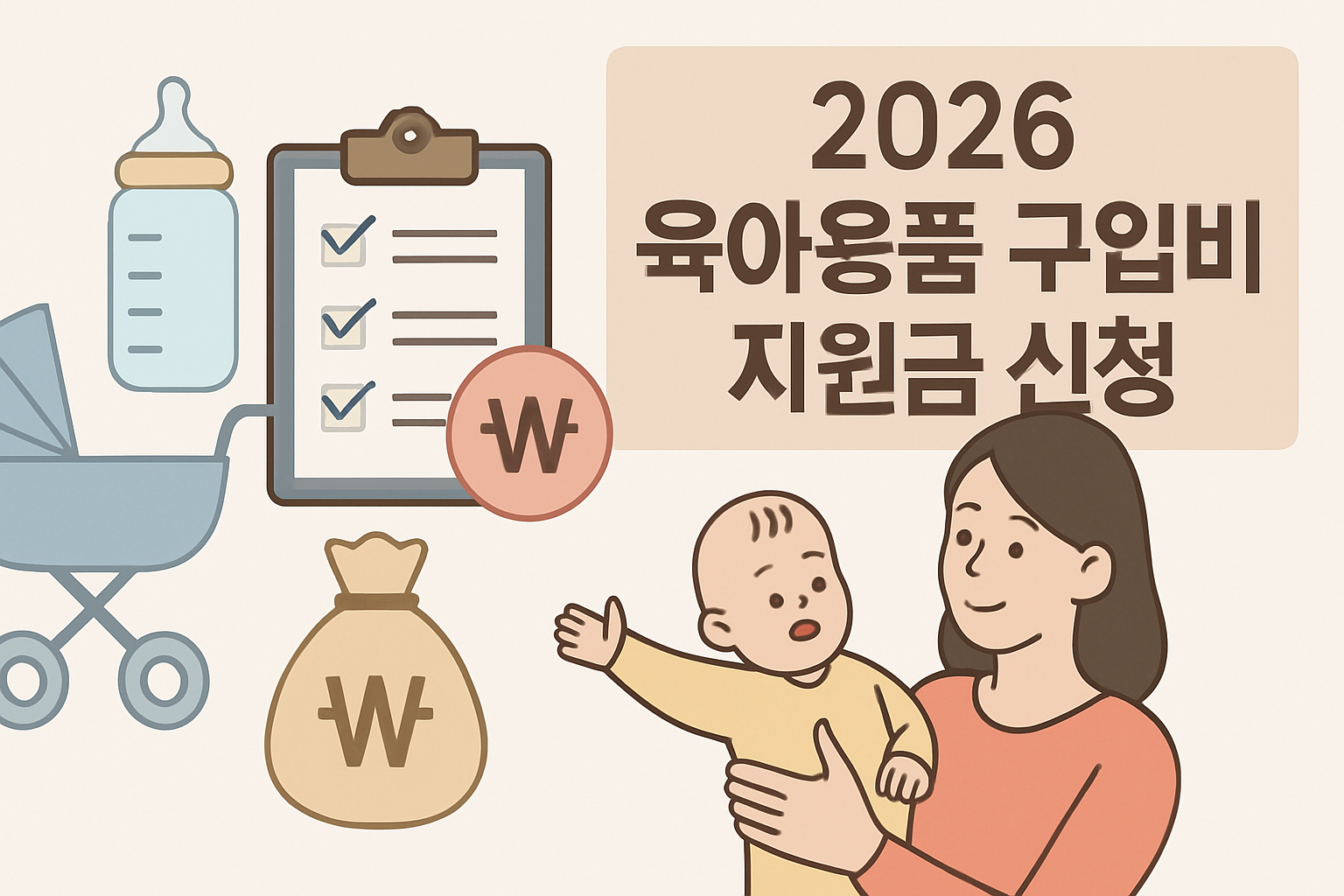 2026 육아용품 구입비 지원금 신청, 완벽정리