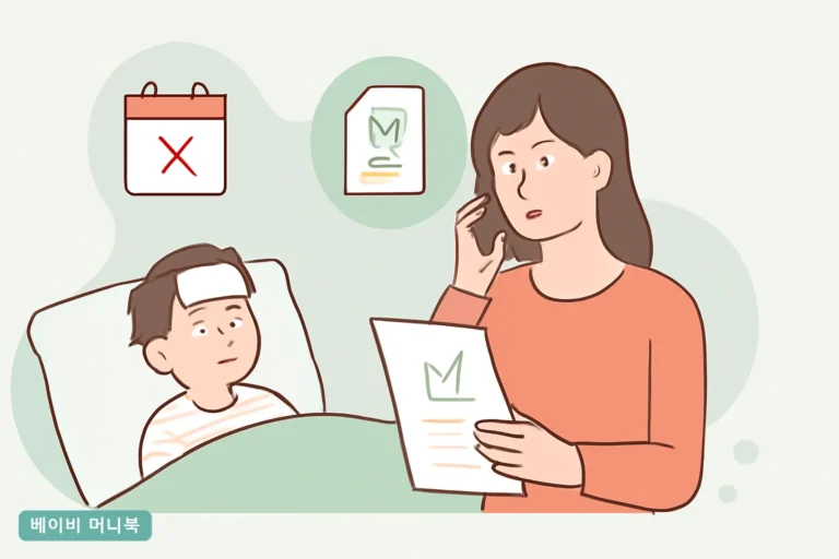 아이 아플 때 가족돌봄휴가 무급이면 연차와 뭐가 다른지, 회사가 거부하면